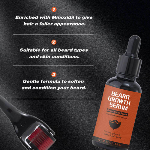 Beard 30ml Microneedle Roller